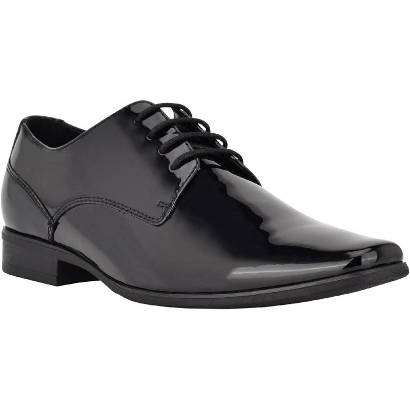 Calvin Klein Men’s Brodie Oxford Shoe(Black/Patent Pu) - Calvin Klein ...